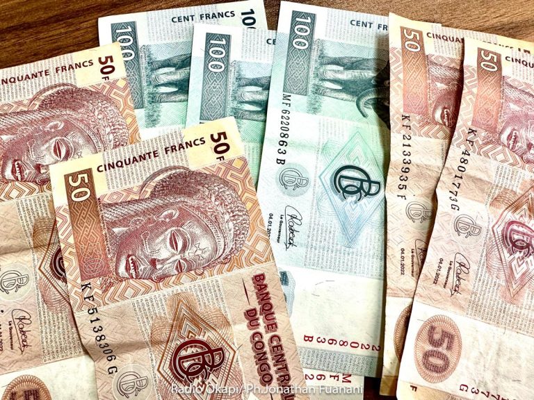 Kinshasa : légère remontée du franc congolais face au dollar